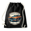 PRINTFASHION muscle car - Sportzsák, Tornazsák - Fekete