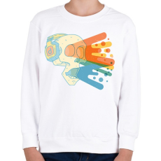 PRINTFASHION Musiclover - Gyerek pulóver - Fehér