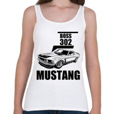 PRINTFASHION mustang boss 302 - Női atléta - Fehér