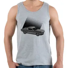 PRINTFASHION mustang - Férfi atléta - Sport szürke atléta, trikó
