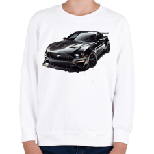 PRINTFASHION Mustang  - Gyerek pulóver - Fehér gyerek pulóver, kardigán