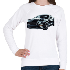 PRINTFASHION Mustang  - Női pulóver - Fehér