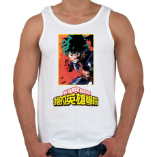 PRINTFASHION My Hero Academia - Férfi atléta - Fehér