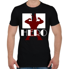 PRINTFASHION My Hero Academia - Férfi póló - Fekete férfi póló
