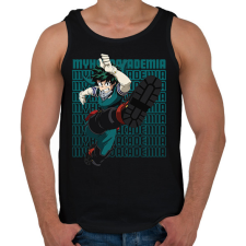 PRINTFASHION My Hero Academia Izuku Midoriya - Férfi atléta - Fekete atléta, trikó