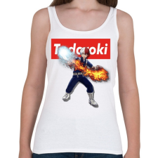 PRINTFASHION my hero academy todoroki - Női atléta - Fehér női trikó