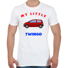 PRINTFASHION MY LITTLE TWINGO - Férfi póló - Fehér