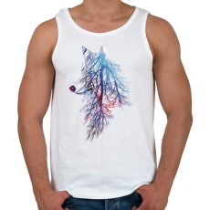 PRINTFASHION My roots - Férfi atléta - Fehér