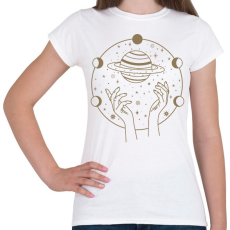 PRINTFASHION Mystic space 3 - Női póló - Fehér