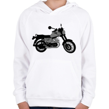 PRINTFASHION mz2 - Gyerek kapucnis pulóver - Fehér gyerek pulóver, kardigán