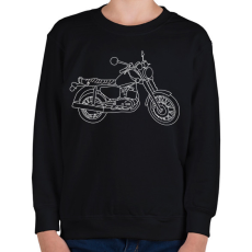 PRINTFASHION mz - Gyerek pulóver - Fekete