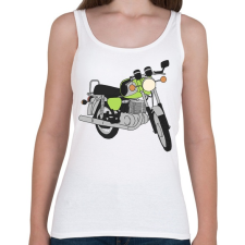 PRINTFASHION Mz - Női atléta - Fehér női trikó