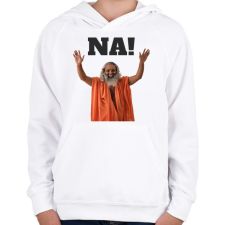PRINTFASHION Na - Gyerek kapucnis pulóver - Fehér gyerek pulóver, kardigán