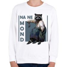 PRINTFASHION Na ne mond - Mosómedve - Gyerek pulóver - Fehér gyerek pulóver, kardigán