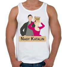 PRINTFASHION Nagy Katalin - A kezdetek - Férfi atléta - Fehér atléta, trikó