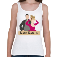 PRINTFASHION Nagy Katalin - A kezdetek - Női atléta - Fehér