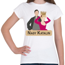 PRINTFASHION Nagy Katalin - A kezdetek - Női póló - Fehér