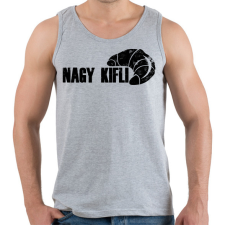 PRINTFASHION Nagy Kifli - páros minta - Férfi atléta - Sport szürke atléta, trikó