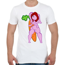 PRINTFASHION Nagy répa - Férfi póló - Fehér férfi póló