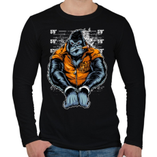 PRINTFASHION Nagy testvér - Férfi hosszú ujjú póló - Fekete