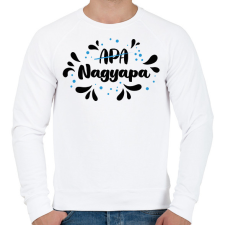 PRINTFASHION Nagyapa lettem - Férfi pulóver - Fehér férfi pulóver, kardigán