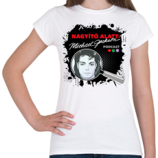 PRINTFASHION Nagyító alatt MJ 6 - Női póló - Fehér