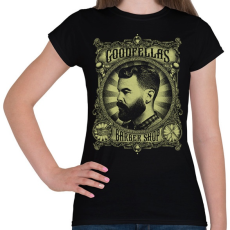 PRINTFASHION Nagymenők barber shop - Női póló - Fekete