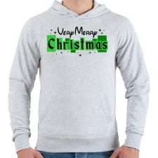 PRINTFASHION Nagyon boldog karácsonyt! - Férfi kapucnis pulóver - Sport szürke férfi pulóver, kardigán