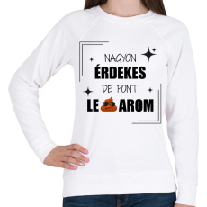 PRINTFASHION Nagyon érdekes - Női pulóver - Fehér