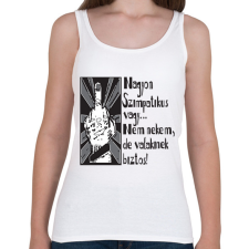 PRINTFASHION nagyon szimpatikus vagy...b - Női atléta - Fehér női trikó