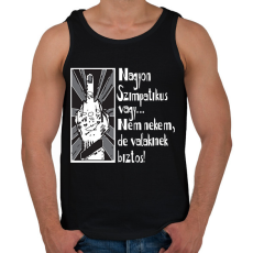 PRINTFASHION nagyon szimpatikus vagy...w - Férfi atléta - Fekete