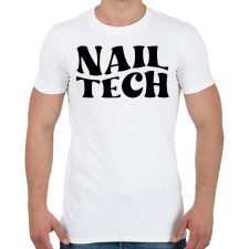 PRINTFASHION Nail Tech - Férfi póló - Fehér férfi póló