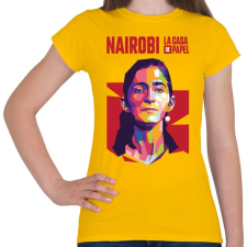 PRINTFASHION NAIROBI - Női póló - Sárga női póló
