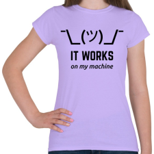 PRINTFASHION Nálam működik - Női póló - Viola női póló