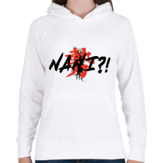 PRINTFASHION Nani?! - Női kapucnis pulóver - Fehér