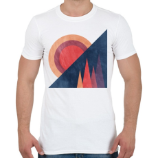 PRINTFASHION Naplemente 1 - Férfi póló - Fehér