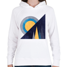 PRINTFASHION Naplemente 3 - Női kapucnis pulóver - Fehér