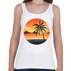 PRINTFASHION Naplemente - Női atléta - Fehér