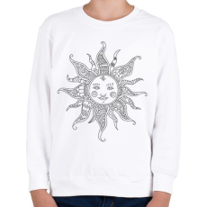 PRINTFASHION Napocska - Gyerek pulóver - Fehér