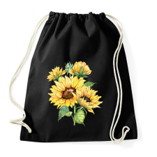 PRINTFASHION napraforgó  - Sportzsák, Tornazsák - Fekete atléta, trikó