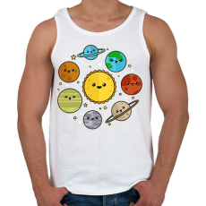 PRINTFASHION Naprendszer - Férfi atléta - Fehér