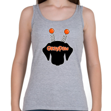 PRINTFASHION Narancssárga bolondos méhecsketacskó - Női atléta - Sport szürke női trikó