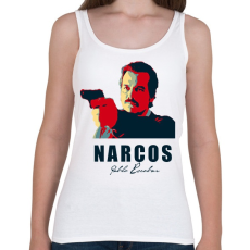 PRINTFASHION Narcos2 - Női atléta - Fehér