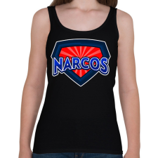 PRINTFASHION NARCOS - Női atléta - Fekete női trikó