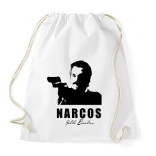 PRINTFASHION Narcos - Sportzsák, Tornazsák - Fehér tornazsák