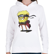 PRINTFASHION Narubob - Női kapucnis pulóver - Fehér