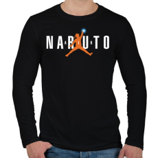 PRINTFASHION Naruto Air - Férfi hosszú ujjú póló - Fekete