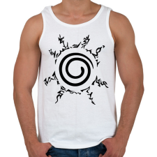 PRINTFASHION naruto - Férfi atléta - Fehér atléta, trikó