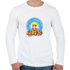 PRINTFASHION Naruto - Férfi hosszú ujjú póló - Fehér férfi póló