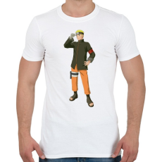 PRINTFASHION Naruto - Férfi póló - Fehér